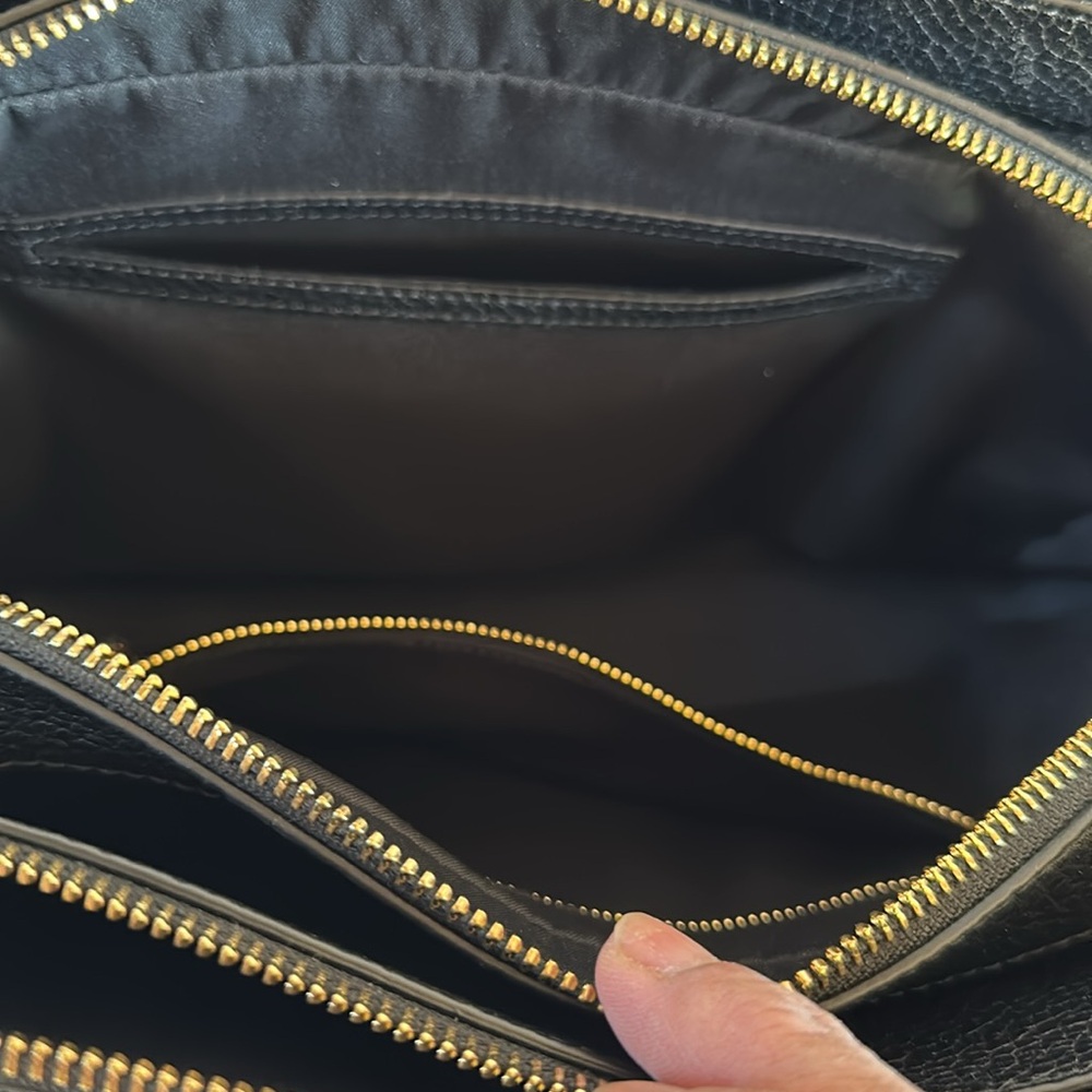 Tory Burch Robinson Satchel - Black - Picture 8 of 16